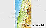 Physical Map of Namibe