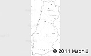 Blank Simple Map of Namibe, cropped outside