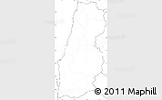 Blank Simple Map of Namibe, no labels