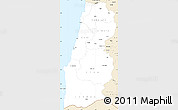 Classic Style Simple Map of Namibe
