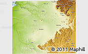 Physical 3D Map of Virei