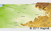 Physical Panoramic Map of Virei