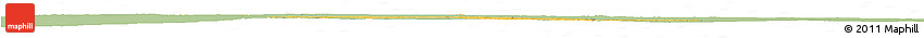 Savanna Style Horizon Map of Bungo, single color outside