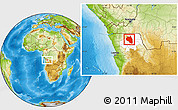 Physical Location Map of Damba, highlighted parent region