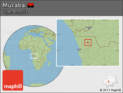 Savanna Style Location Map of Mucaba