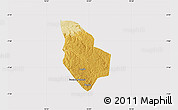Physical Map of Mucaba, cropped outside