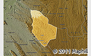 Physical Map of Mucaba, darken