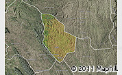 Satellite Map of Mucaba, semi-desaturated