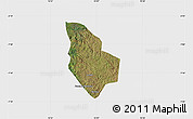 Satellite Map of Mucaba, single color outside