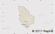 Shaded Relief Map of Mucaba, cropped outside