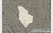 Shaded Relief Map of Mucaba, darken