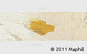 Physical Panoramic Map of Mucaba, lighten