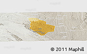 Physical Panoramic Map of Mucaba, lighten, semi-desaturated