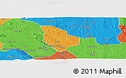 Political Panoramic Map of Mucaba