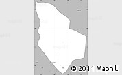 Gray Simple Map of Mucaba
