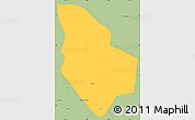Savanna Style Simple Map of Mucaba