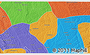 Political 3D Map of Puri