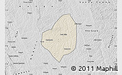 Shaded Relief Map of Puri, desaturated