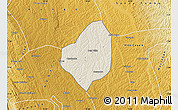 Shaded Relief Map of Puri, physical outside