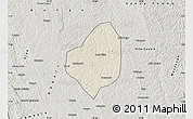 Shaded Relief Map of Puri, semi-desaturated