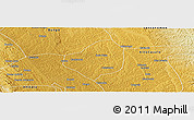 Physical Panoramic Map of Puri