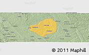 Savanna Style Panoramic Map of Puri