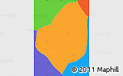 Political Simple Map of Puri