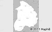 Gray Simple Map of Quitexe