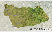 Satellite 3D Map of Sanza Pombo, lighten