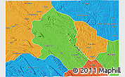 Political 3D Map of Songo