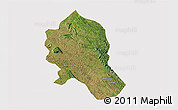 Satellite 3D Map of Songo, cropped outside