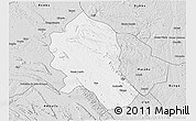 Silver Style 3D Map of Songo