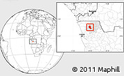 Blank Location Map of Songo, highlighted parent region