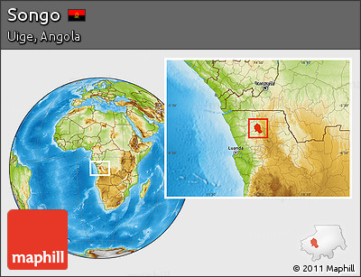 Physical Location Map of Songo