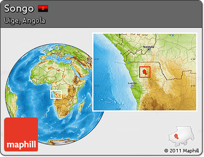 Physical Location Map of Songo