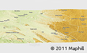 Physical Panoramic Map of Songo