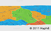 Political Panoramic Map of Songo