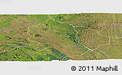 Satellite Panoramic Map of Songo