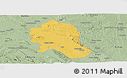 Savanna Style Panoramic Map of Songo