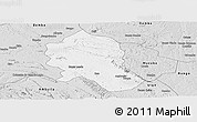 Silver Style Panoramic Map of Songo