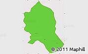 Political Simple Map of Songo, cropped outside
