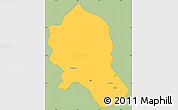 Savanna Style Simple Map of Songo, single color outside
