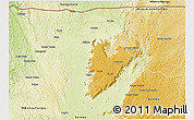 Physical 3D Map of Cuimba