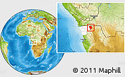 Physical Location Map of Cuimba, highlighted parent region