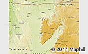 Physical Map of Cuimba