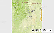 Physical Map of M'Banza Congo