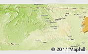 Physical Panoramic Map of M'Banza Congo