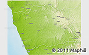Physical 3D Map of N'Zeto