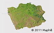 Satellite 3D Map of N'Zeto, cropped outside