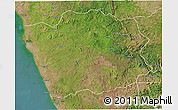 Satellite 3D Map of N'Zeto